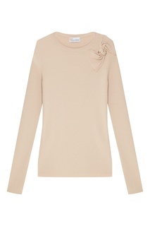 Светло-розовый свитер с бантом RED Valentino