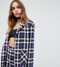Блейзер в клетку Reclaimed Vintage inspired - Синий