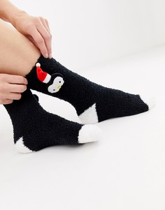 Новогодние носки с пингвинами Brave Soul - Мульти