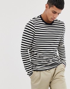Лонгслив в полоску ASOS DESIGN - Белый