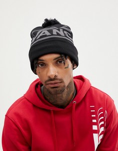 Черная шапка-бини с логотипом Vans VN0A31IUBLK1 - Черный