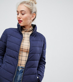 Темно-синяя дутая куртка Miss Selfridge Petite - Темно-синий
