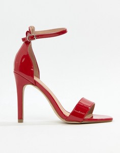 Сандалии на каблуке New Look - Красный