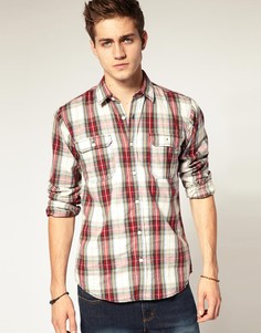 Рубашка в шотландскую клетку Jack & Jones Vintage Richard - Красный