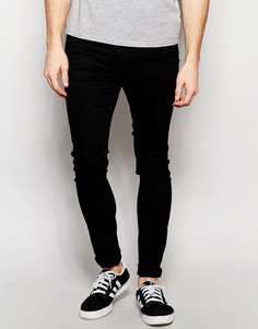 Черные джинсы суперскинни Pull&Bear - Черный