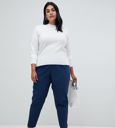 Суженные книзу брюки с завышенной талией ASOS DESIGN Curve - Серый