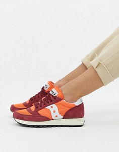 Оранжевые кроссовки в винтажном стиле Saucony Jazz Original - Розовый