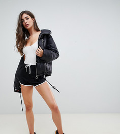 Шорты с контрастной окантовкой ASOS DESIGN Tall - Черный