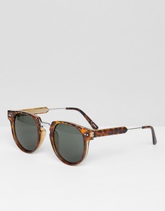 Круглые черепаховые солнцезащитные очки Spitfire Teddy Boy2 - Коричневый