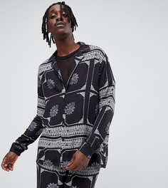 Комбинируемая рубашка Reclaimed Vintage inspired - Черный