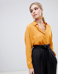 Короткая рубашка ASOS DESIGN - Желтый