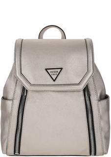 Городской рюкзак с откидным клапаном и карманами Guess