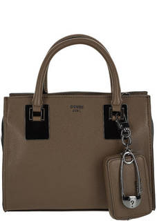 Сумка с короткими ручками и дополнительным плечевым ремнем Guess