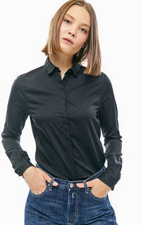 Хлопковая рубашка-боди черного цвета Replay