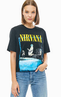 Хлопковая футболка с принтом Nirvana Tribute Replay