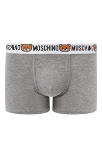 Хлопковые боксеры с широкой резинкой Moschino
