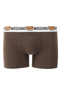 Хлопковые боксеры с широкой резинкой Moschino