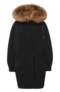 Хлопковая парка на меховой подкладке Escada Sport
