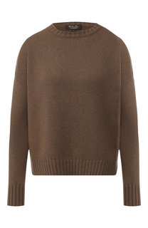 Кашемировый пуловер с круглым вырезом Loro Piana
