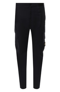 Брюки-карго из смеси хлопка и шерсти Stone Island