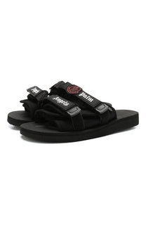 Текстильные шлепанцы Moncler Palm Angels Moncler
