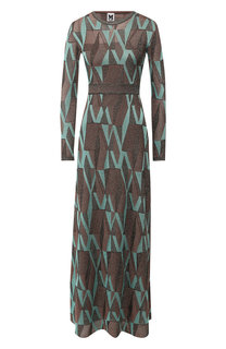 Платье-макси с металлизированной нитью M Missoni