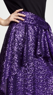 Prabal Gurung Nima Sequin Tie Waist Skirt