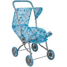 Коляска для кукол Buggy Boom "Mixy", голубая