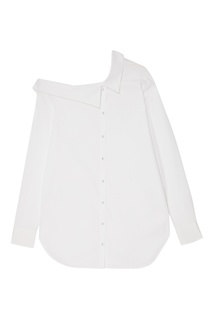 Белая хлопковая блузка Victoria Beckham