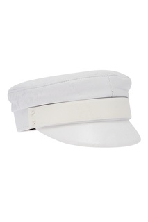 Белая комбинированная кепка Baker Boy Ruslan Baginskiy