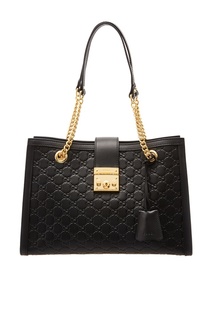 Черная сумка Padlock Gucci