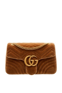 Бежевая сумка GG Marmont Gucci