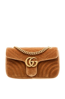 Коричневая сумка GG Marmont Gucci