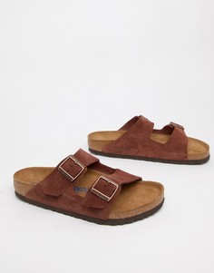 Замшевые сандалии Birkenstock Arizona - Красный