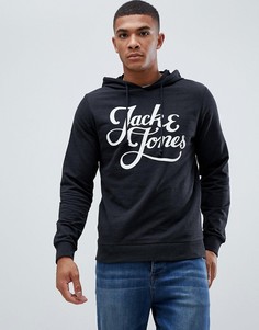 Худи с логотипом Jack & Jones - Черный