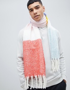 Фактурный шарф в полоску ASOS DESIGN - Мульти