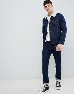 Куртка с искусственным мехом Levis type 3 rockridge - Синий Levis®