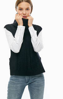 Шерстяной жилет с объемным воротом Replay