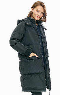 Удлиненный пуховик со съемным капюшоном Noisy May