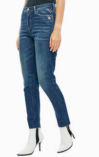 Рваные джинсы синего цвета Maddiespa Replay