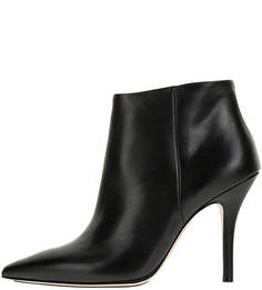 Черные кожаные ботильоны на шпильке Högl