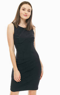 Черное платье-футляр средней длины Marciano Guess