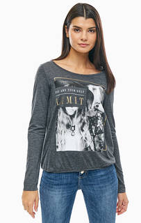 Серая футболка с принтом Lerros