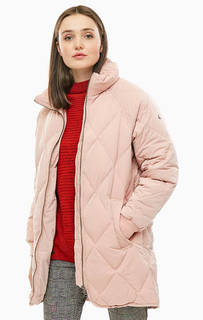 Удлиненный пуховик с объемным воротом Lerros