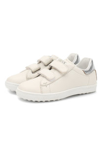 Кожаные кеды на застежках велькро Tod’s Tods