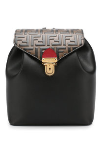 Кожаный рюкзак с клапаном Fendi