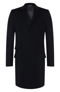 Однобортное пальто из смеси шерсти и кашемира Dolce & Gabbana