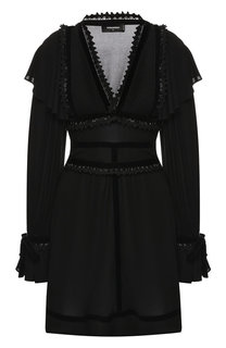 Приталенное платье с V-образным вырезом Dsquared2