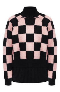 Шерстяной пуловер с высоким воротником Versus Versace