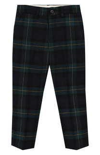 Шерстяные брюки прямого кроя Polo Ralph Lauren